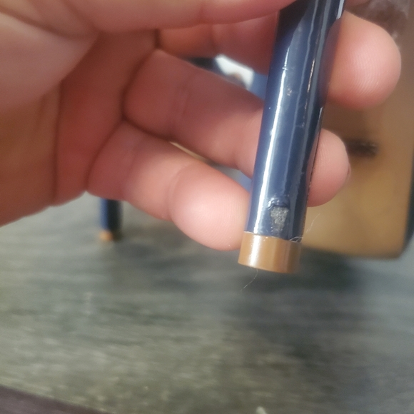 Schutz blue peep toe slip on heels size 8 - Picture 4 of 8